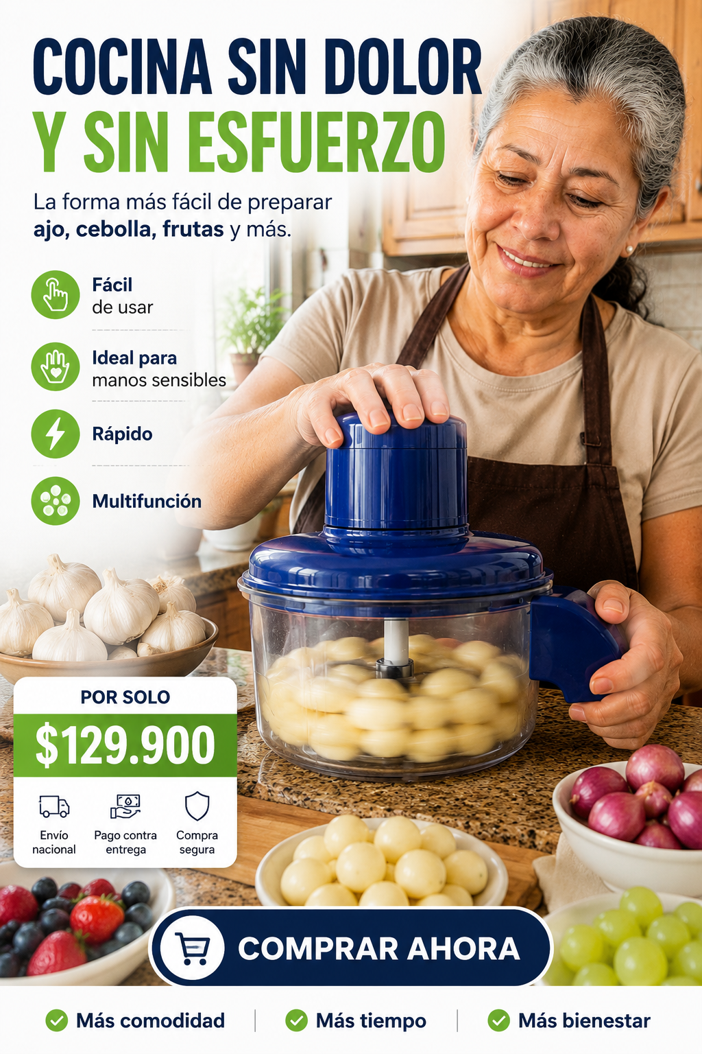 Pelador de frutas y verduras automático