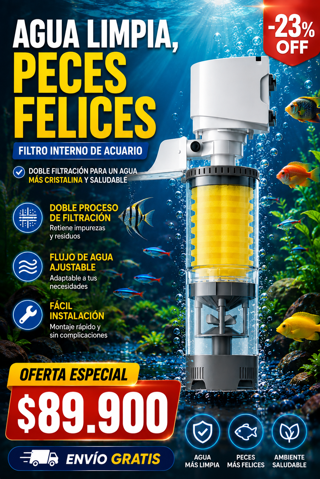 Filtro Para Acuario Silencioso