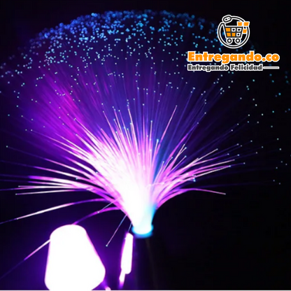 BrilloMágico® Lámpara de Fibra Óptica.