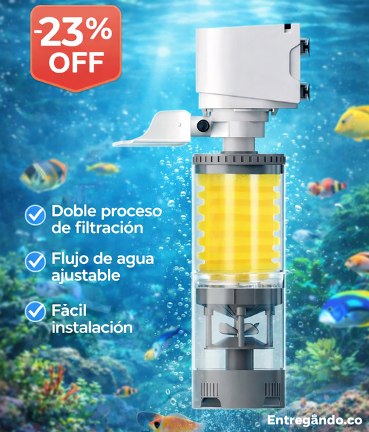 Filtro Silencioso para limpieza de Acuario / AcuaPure®