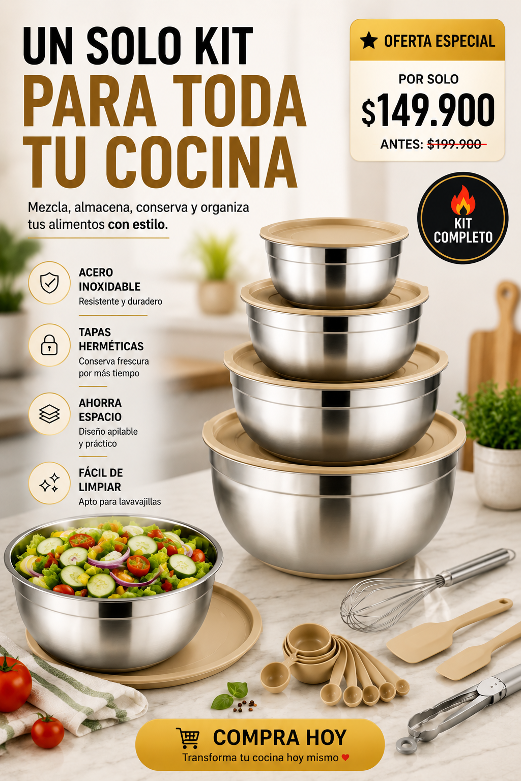 Kit de Bowls Multifuncionales