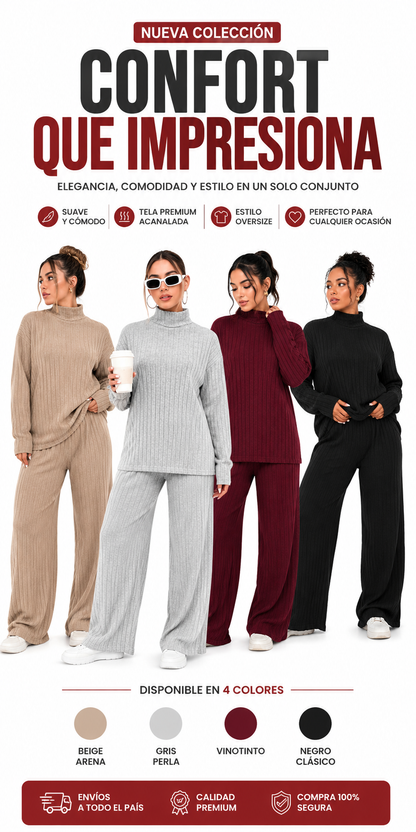 Set viajero cuello alto
