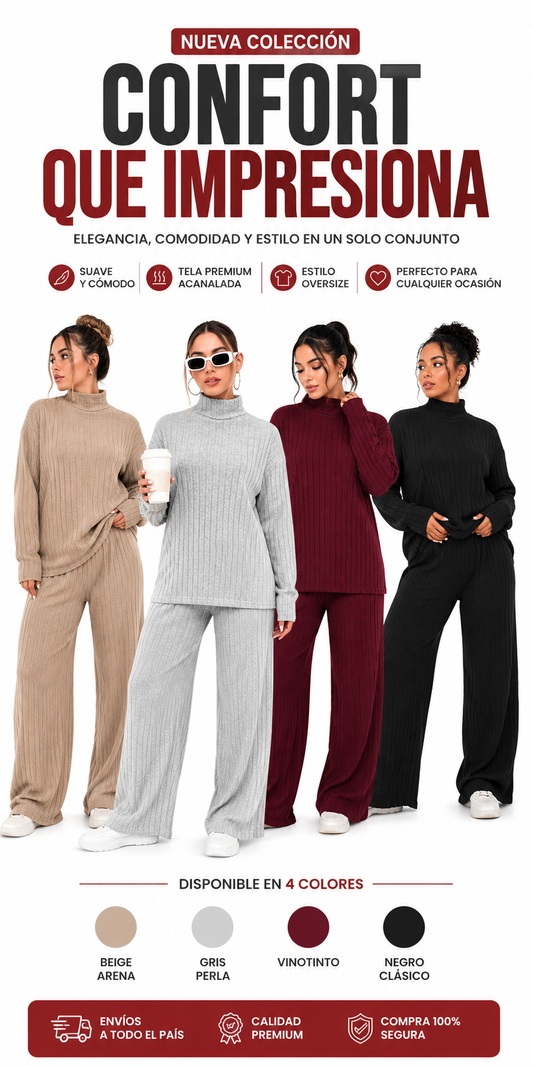 Set viajero cuello alto