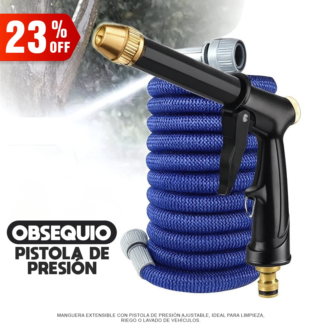 Manguera Expandible + OBSEQUIO Pistola de Presión
