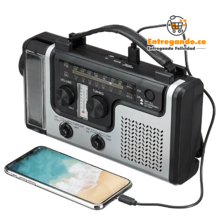 SolCom® Radio con Linterna