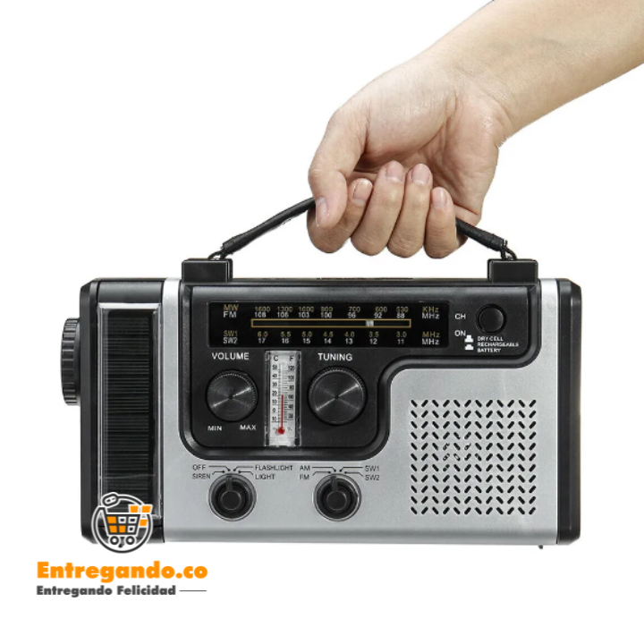 SolCom® Radio con Linterna