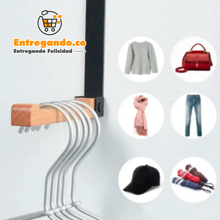 MultiPercha® Soporte de puerta para ropa | PROMO 2 X 1