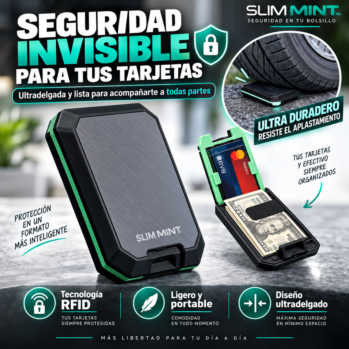 TARJETERO ANTIROBO