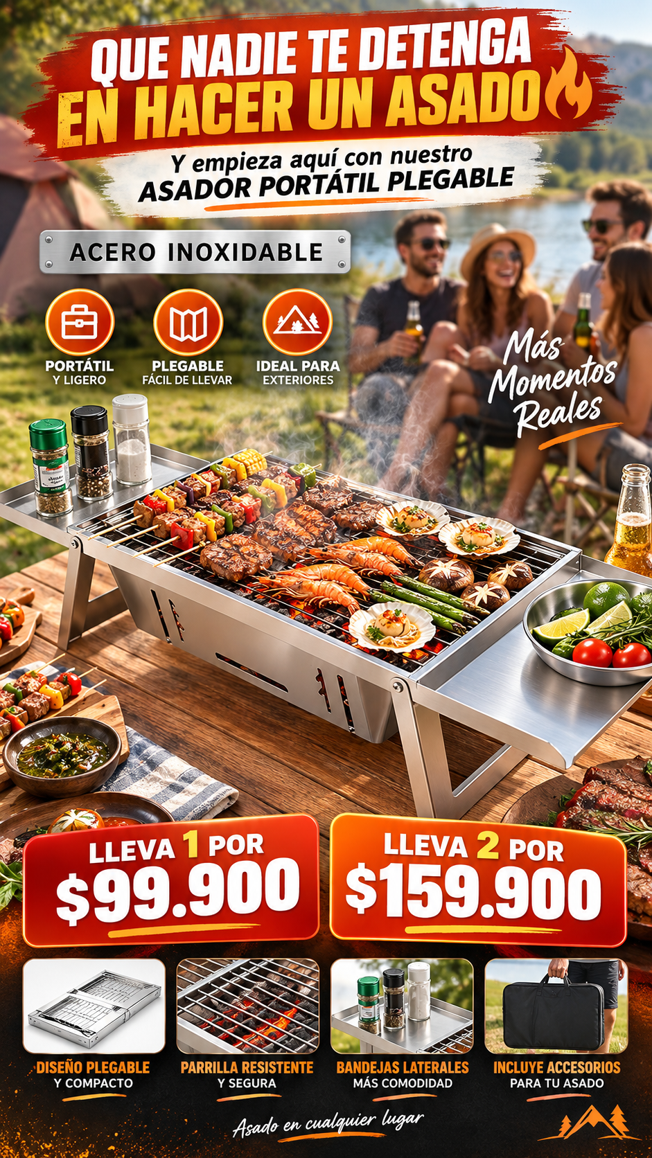 ASADOR PORTATIL