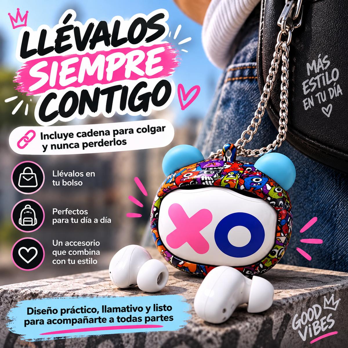 Audífonos Multicara Divertidos