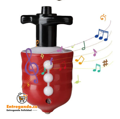 MusiGiro Kids® Giroscopio musical con luces. (Trompo para niños)