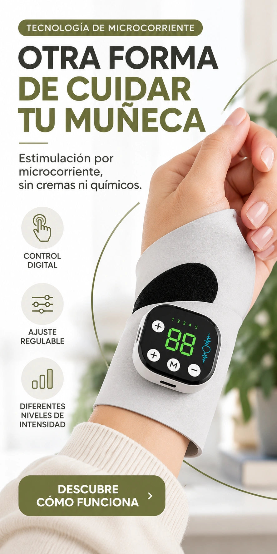 Muñequera Terapéutica + Guantes de compresión
