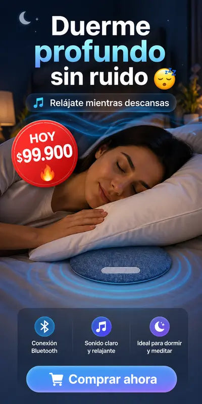 Parlante silencioso para la almohada