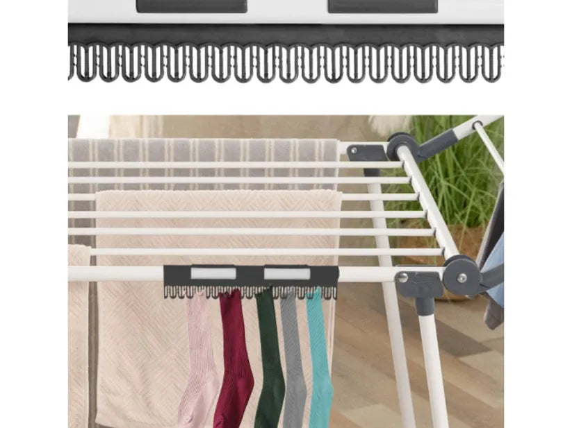 Tendedero de ropa plegable + 24 Ganchitos gratis