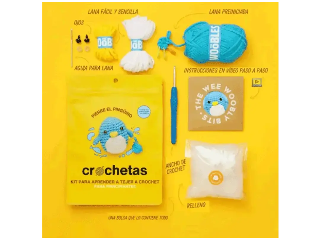 KIT APRENDER A TEJER CROCHET ANIMALES