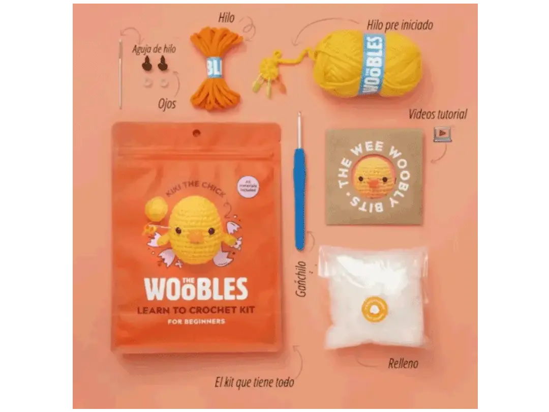 KIT APRENDER A TEJER CROCHET ANIMALES