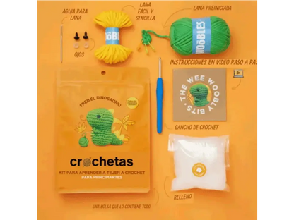 KIT APRENDER A TEJER CROCHET ANIMALES